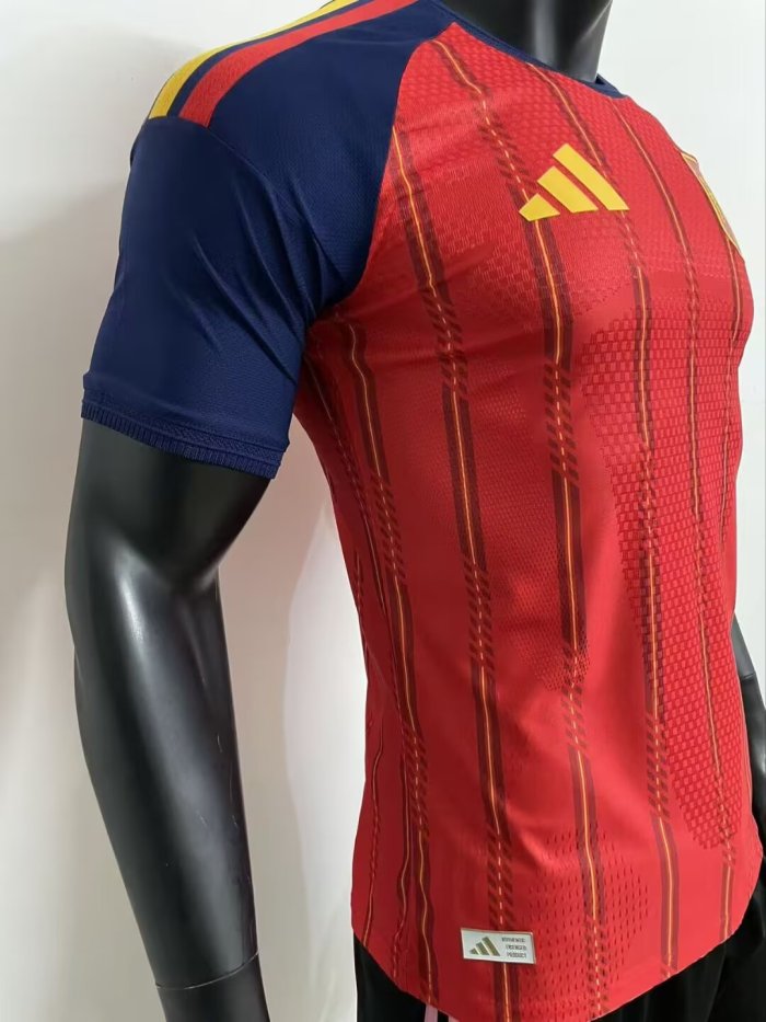 2026 World Cup Spain Home Player Version Soccer Jersey