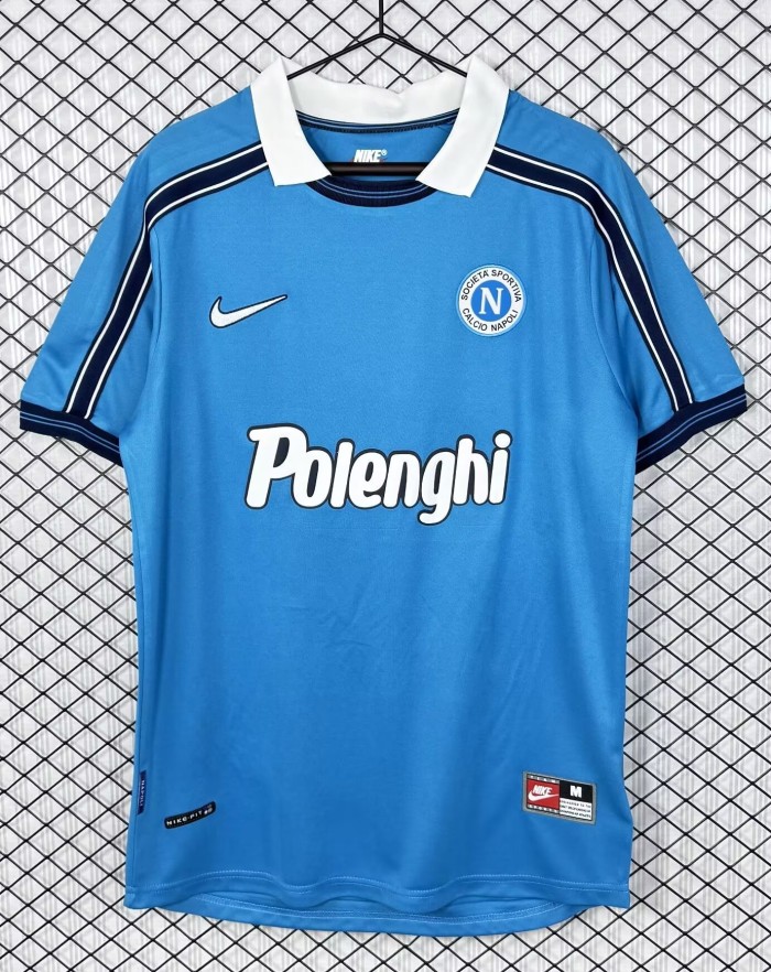 1998-1999 Napoli Home Retro Soccer Jersey