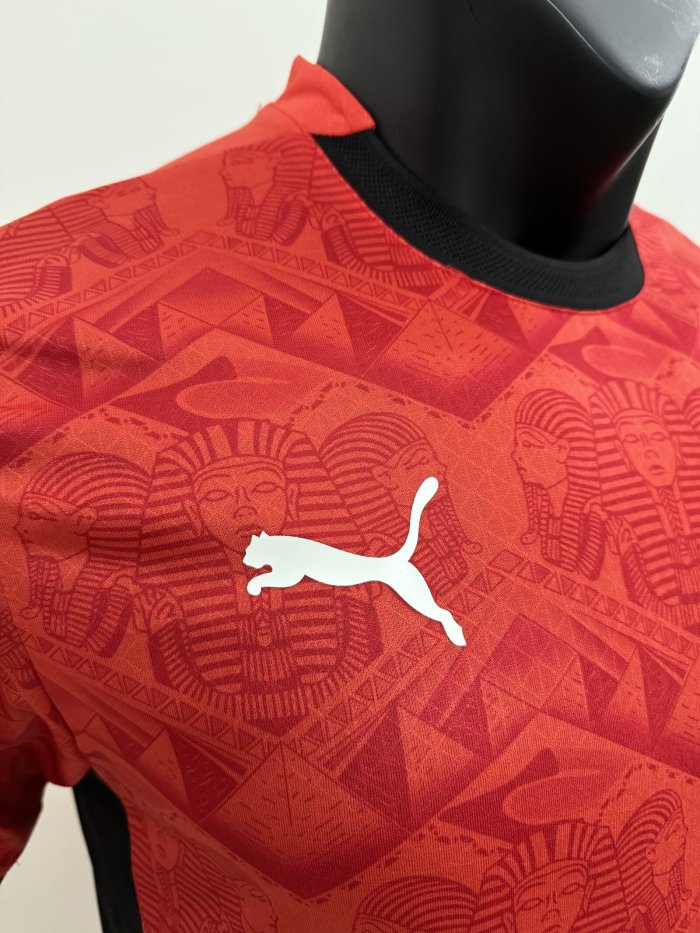 25-26 Egypt Home Player Version Soccer Jersey