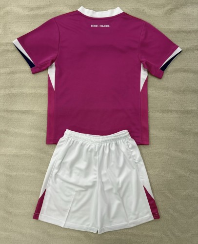 25-26 Toulouse Away Kids Soccer Jersey
