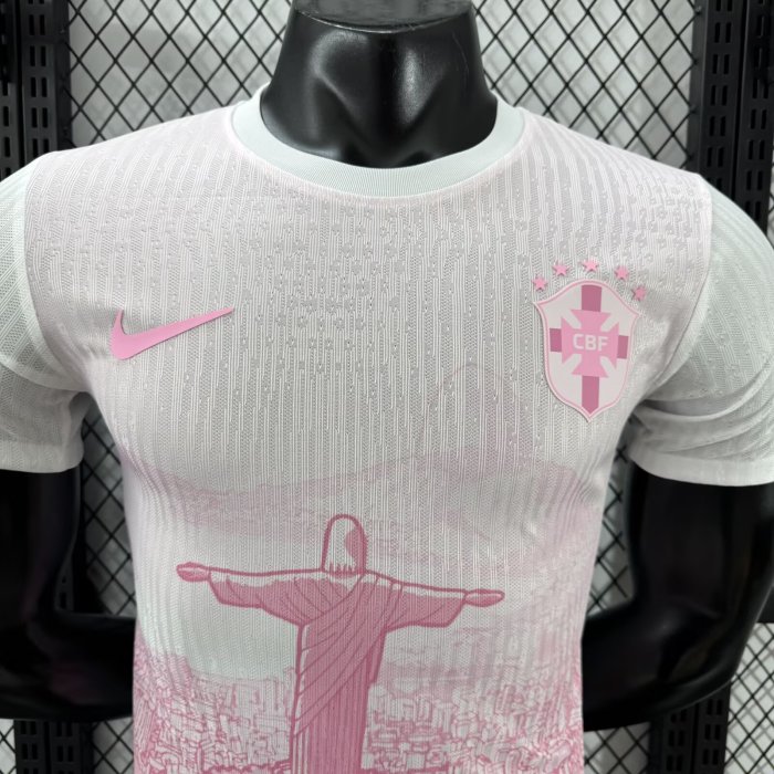 25-26 Brazil Pink Special Edition Player Version Soccer Jersey