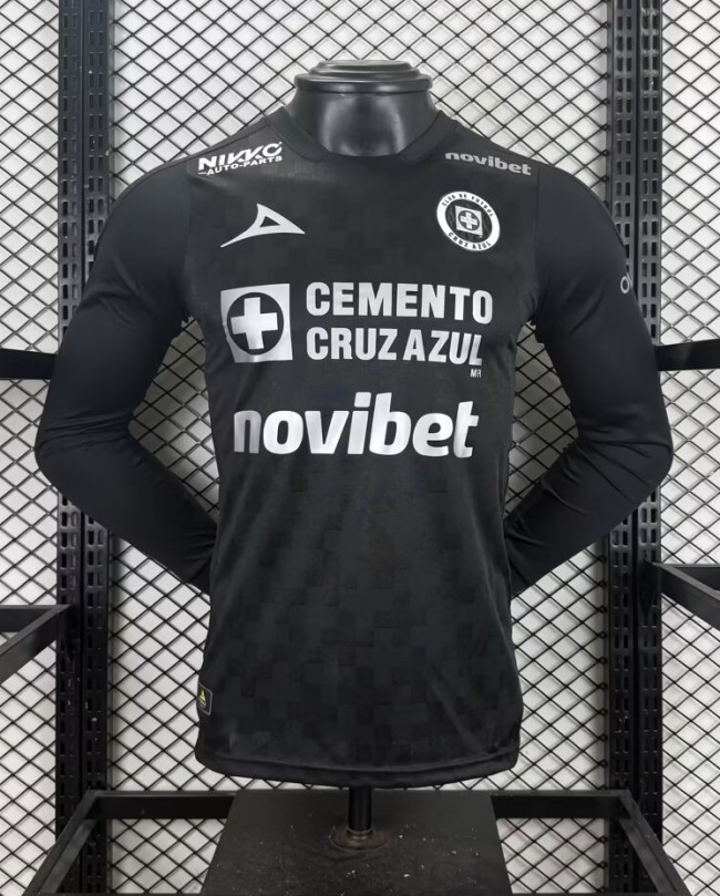 25-26 Cruz Azul Third Long Sleeve Player Version Soccer Jersey*长袖球员