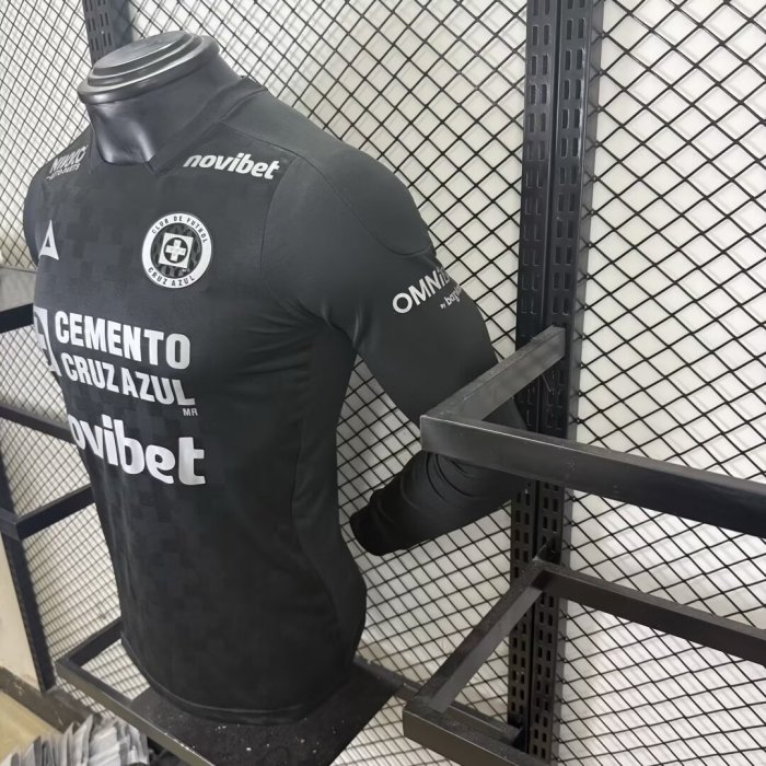 25-26 Cruz Azul Third Long Sleeve Player Version Soccer Jersey*长袖球员