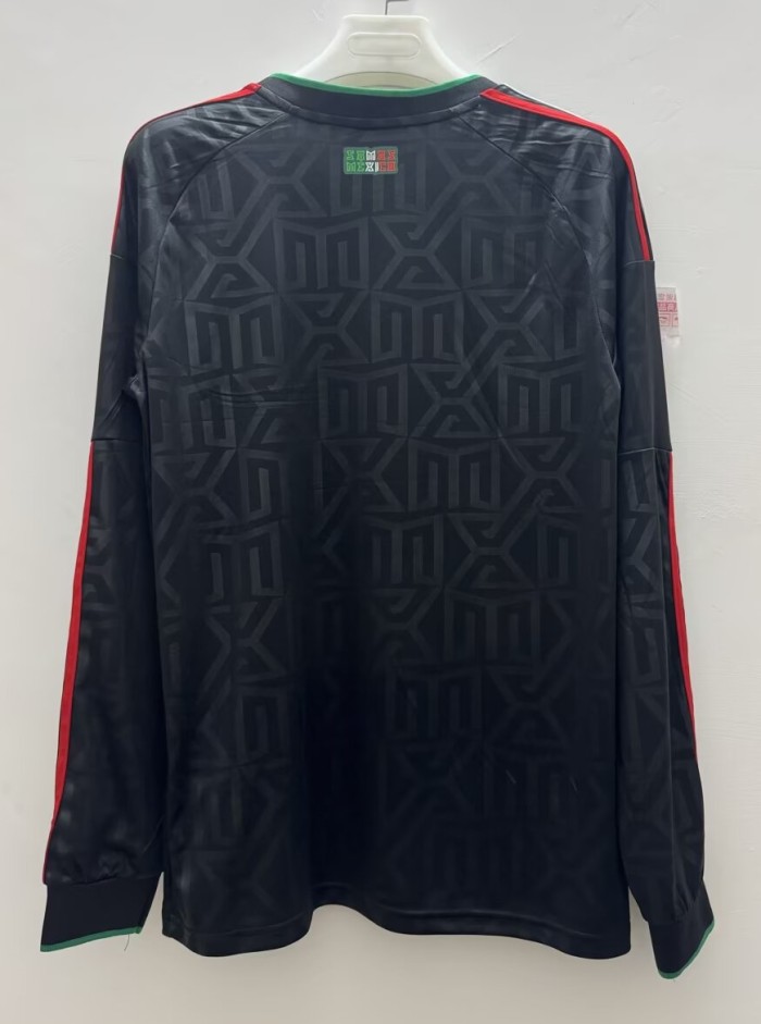 25-26 Mexico Black Special Edition Long sleeves Fans Soccer Jersey
