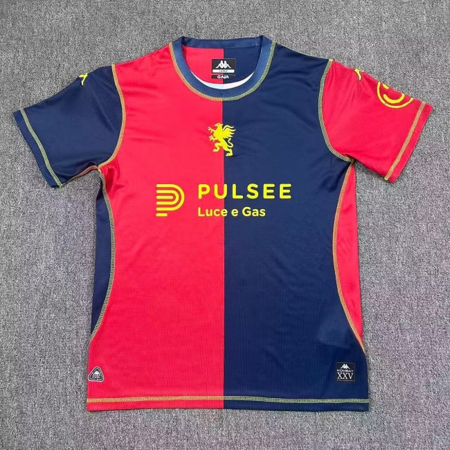 25-26 Genoa Fourth Fans Soccer Jersey