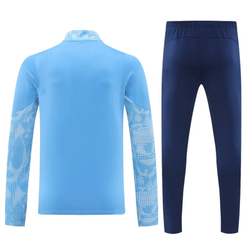 25-26 Man City High Quality Half Pull Tracksuit