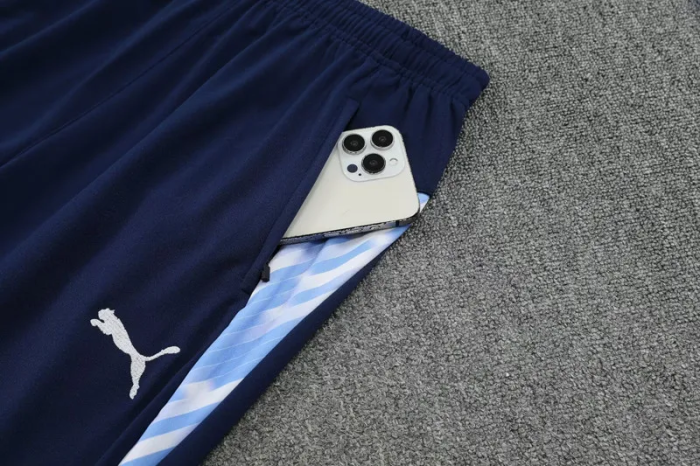 25-26 Man City High Quality Half Pull Tracksuit