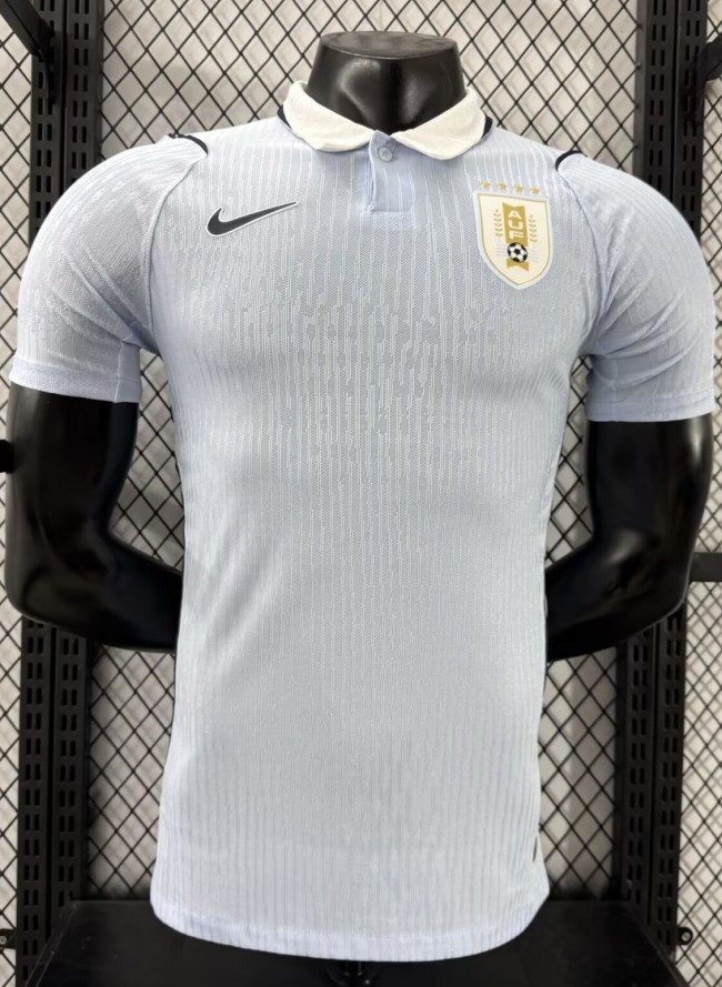 2026 World Cup Uruguay Home Player Version Soccer Jersey