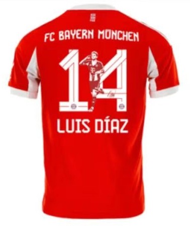 25-26 Bayern Home Special Edition Font Long Sleeve Player Version Soccer Jersey (长袖球员印特别版字体)