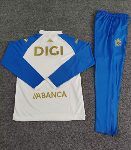 25-26 La Coruna High Quality Half Pull Tracksuit