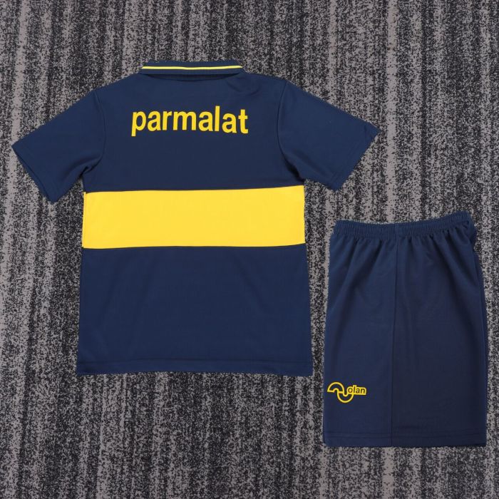 1993-1995 Boca Juniors Home Retro Kids Soccer Jersey