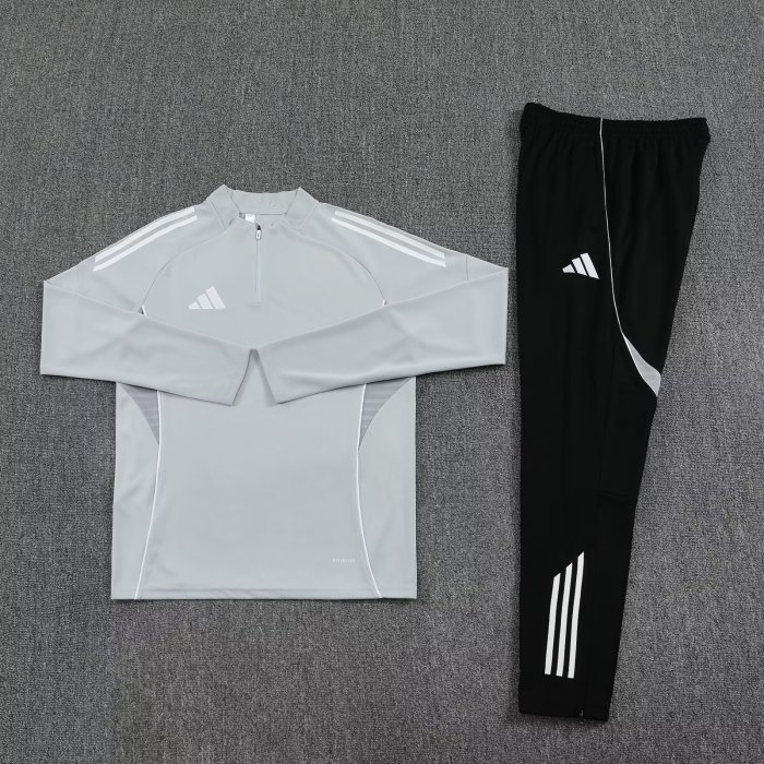 2025 AD Grey Half Pull Tracksuit 