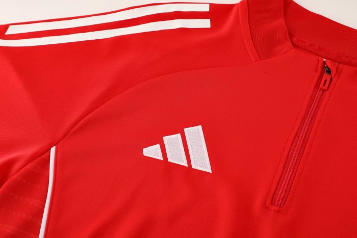 2025 AD Red Half Pull Tracksuit 