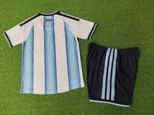2026 World Cup Argentina Home Player Version Kids Soccer Jersey(球员童装)