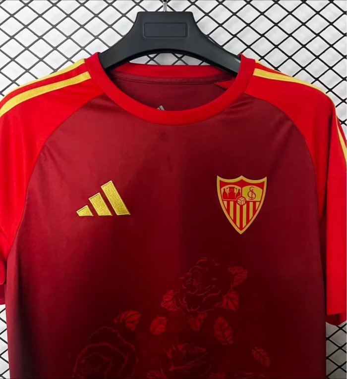 25-26 Sevilla Red Training shirts