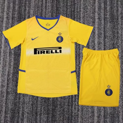 2002-2003 INT Third Retro Kids Soccer Jersey