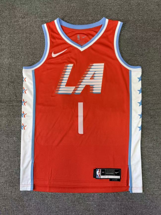 25-26 Los Angeles Clippers CARTER #15 Red City Edition Top Quality Hot Pressing NBA Jersey