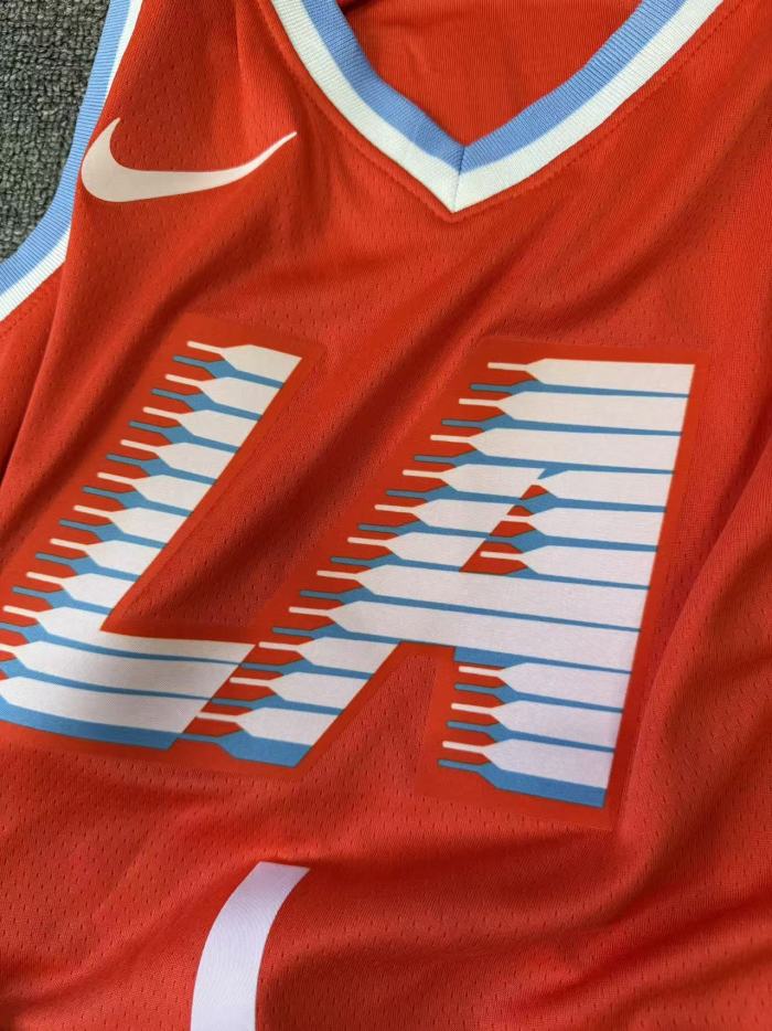 25-26 Los Angeles Clippers CARTER #15 Red City Edition Top Quality Hot Pressing NBA Jersey