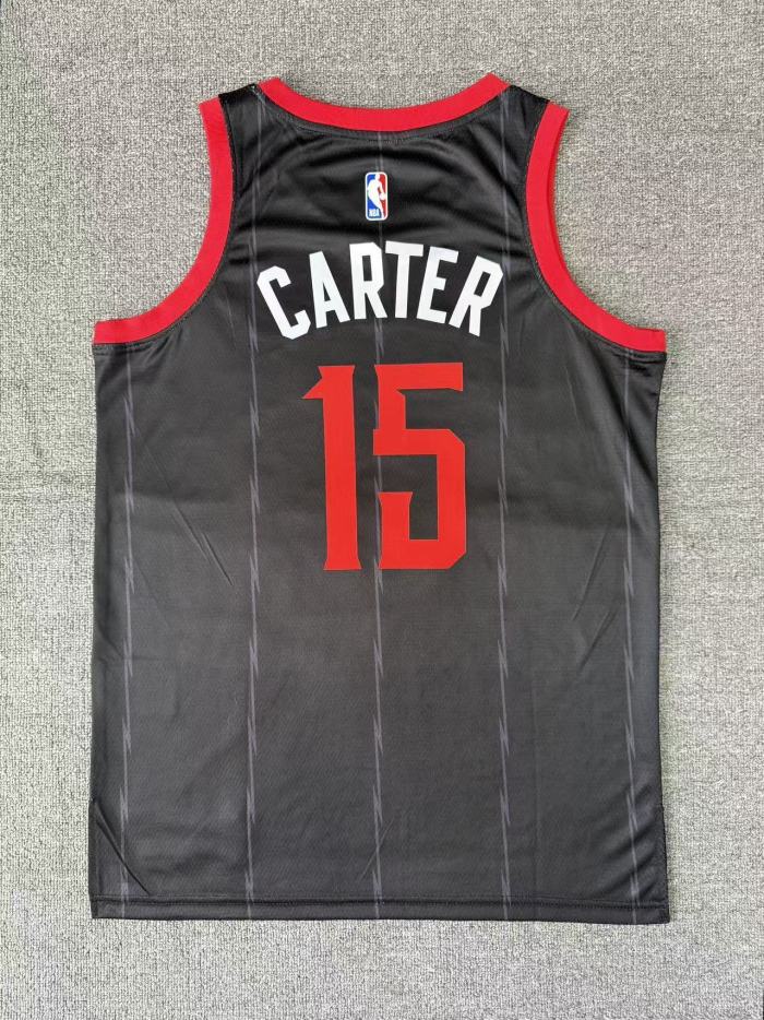 25-26 Toronto Raptors CARTER #15 Black City Edition Top Quality Hot Pressing NBA Jersey