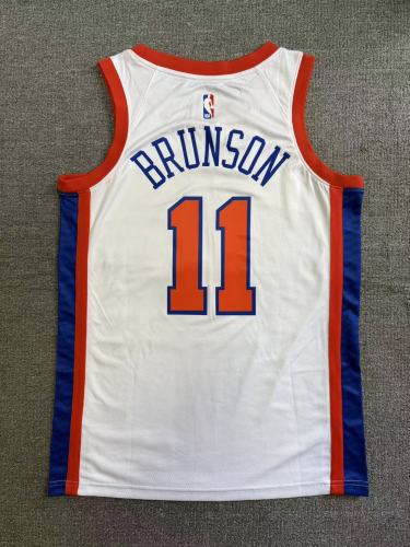 25-26 KNICKS BRUNSON #11 White City Edition Top Quality Hot Pressing NBA Jersey