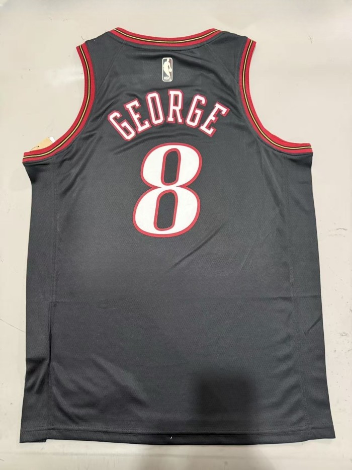 25-26 76ers GEORGE #8 Top Quality Hot Pressing NBA Jersey