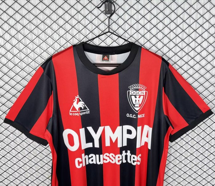 1977-1978 Nice Home Retro Soccer Jersey