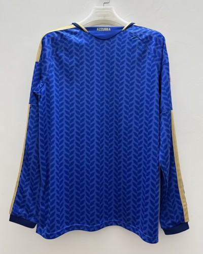 2026 Italy Home Long sleeves Fans Soccer Jersey