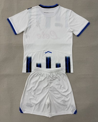 25-26 Atalanta Away Kids Soccer Jersey
