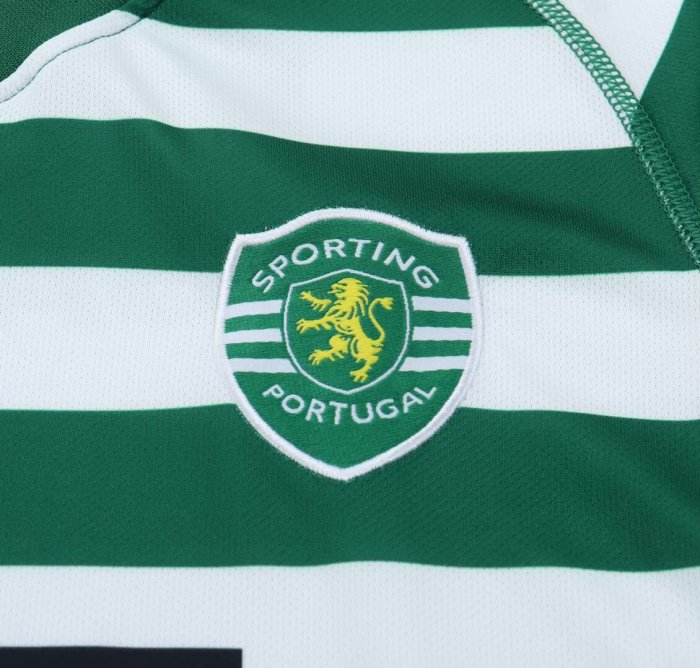 2003-2004 Sporting Lisbon Home Kids Retro Soccer Jersey