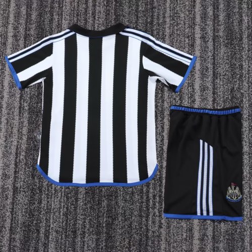 1999-2000 Newcastle Home Retro Kids Soccer Jersey