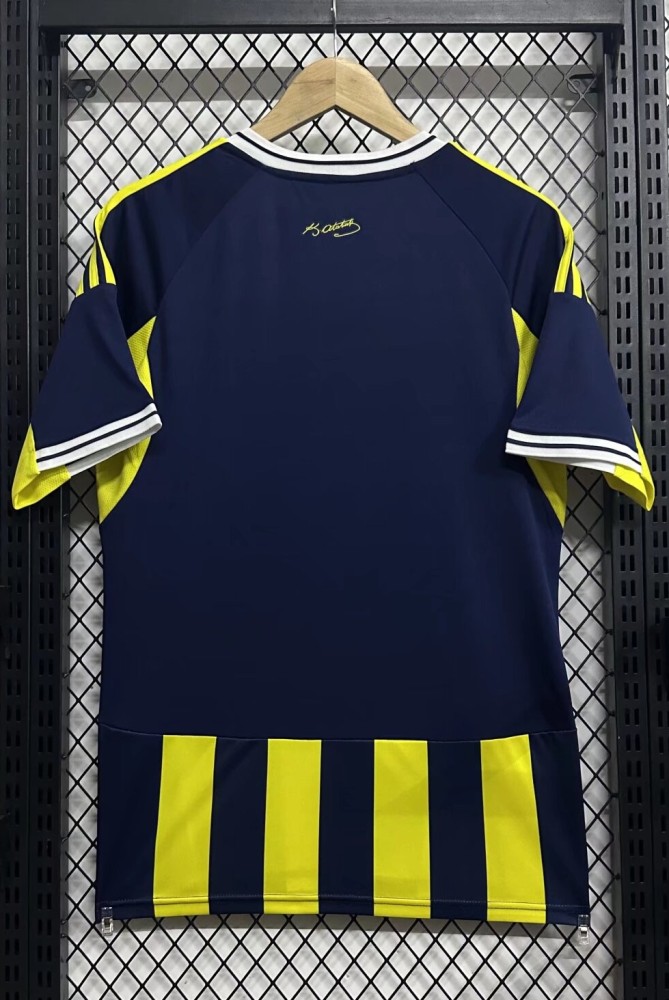 25-26 Fenerbahce Home Fans Soccer Jersey*空白版