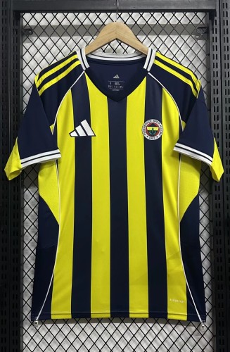 25-26 Fenerbahce Home Fans Soccer Jersey*空白版
