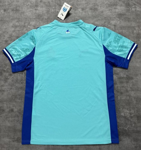 25-26 Marseille Blue GoalKeeper Fans Soccer Jersey