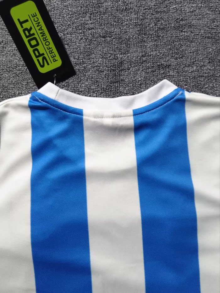 1986 Argentina Home Long sleeves Retro Kids Soccer Jersey