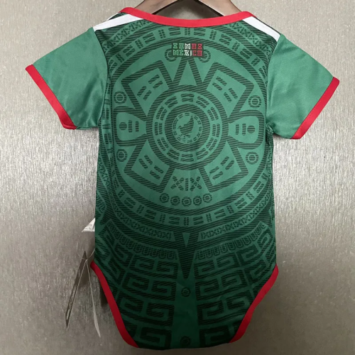 2026 World Cup Mexico Home Baby Infant Crawl Suit