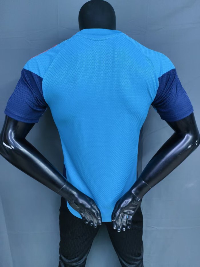 25-26 Spain Blue Player Version Training shirts