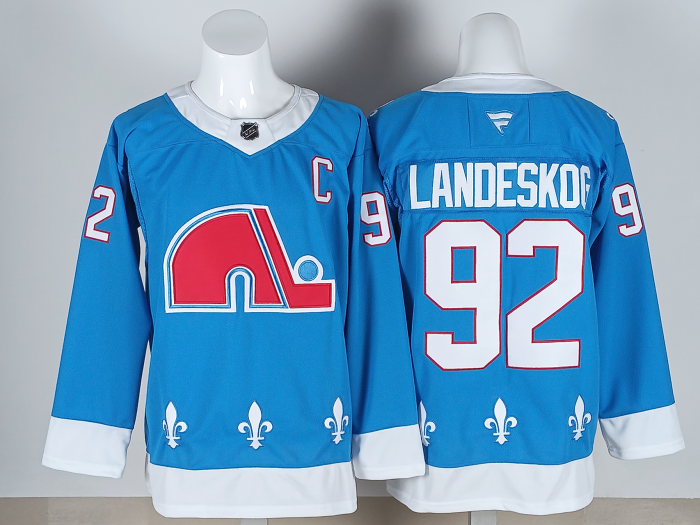 Colorado Avalanche Quebec Nordiques NHL hockey New Pattern Jersey