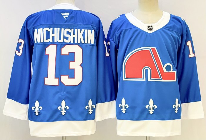 Colorado Avalanche Quebec Nordiques NHL hockey New Pattern Jersey
