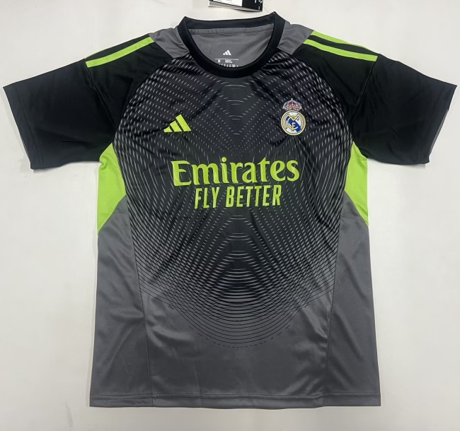25-26 RMA Grey GoalKeeper Fans Soccer Jersey
