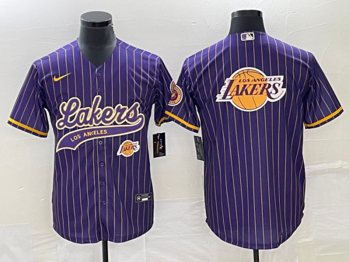 2025 MLB Los Angeles Lakers New Pattern Jersey