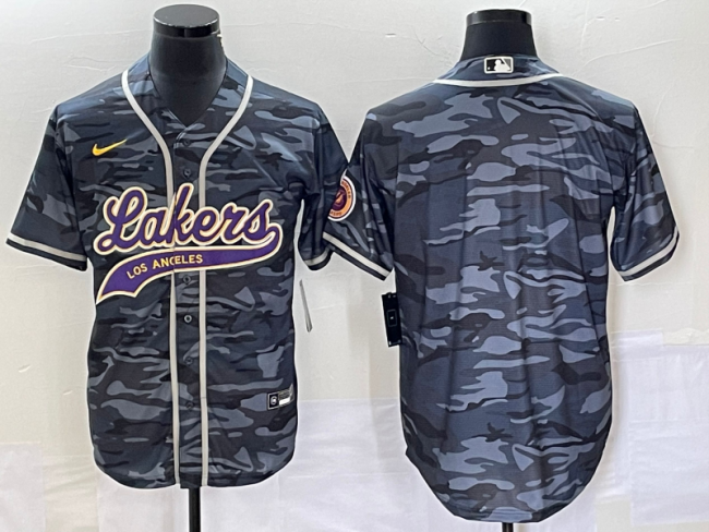 2025 MLB Los Angeles Lakers New Pattern Jersey