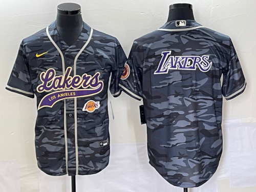 2025 MLB Los Angeles Lakers New Pattern Jersey