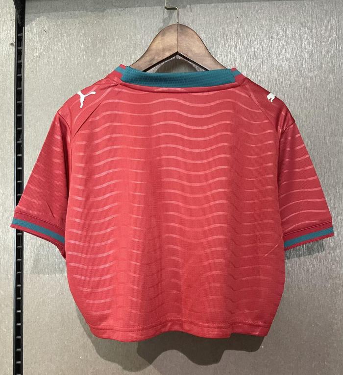 2026 Portugal Home Women Cheerleading Short-sleeved (女)