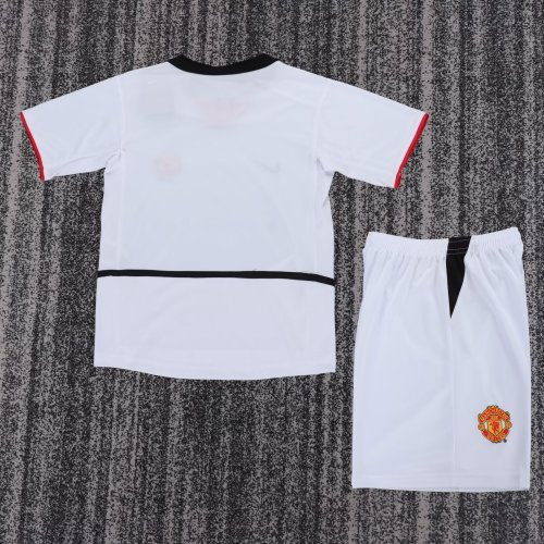 2002-2003 Man Utd Away Retro Kids Soccer Jersey