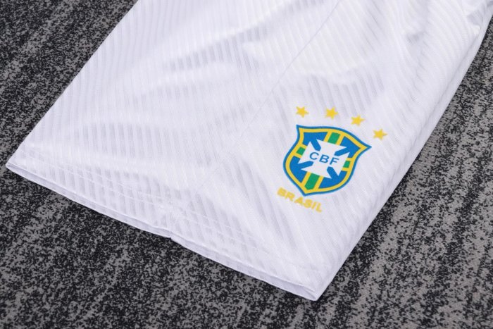 1996 Brazil Away Retro Kids Soccer Jersey