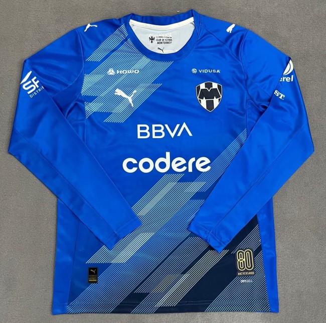 25-26 Monterrey Third Long Sleeve Soccer Jersey (长袖)