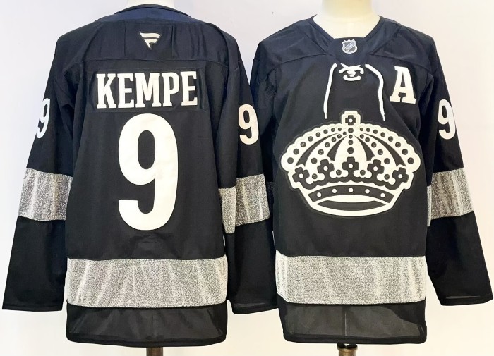 NHL Los Angeles Kings Black New Pattern Hockey Jersey