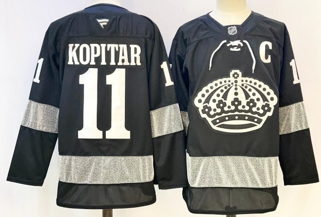 NHL Los Angeles Kings Black New Pattern Hockey Jersey