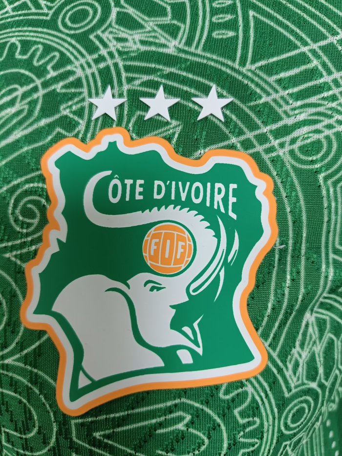 25-26 Cote d'Ivoire Green Special Edition Player Version Soccer Jersey