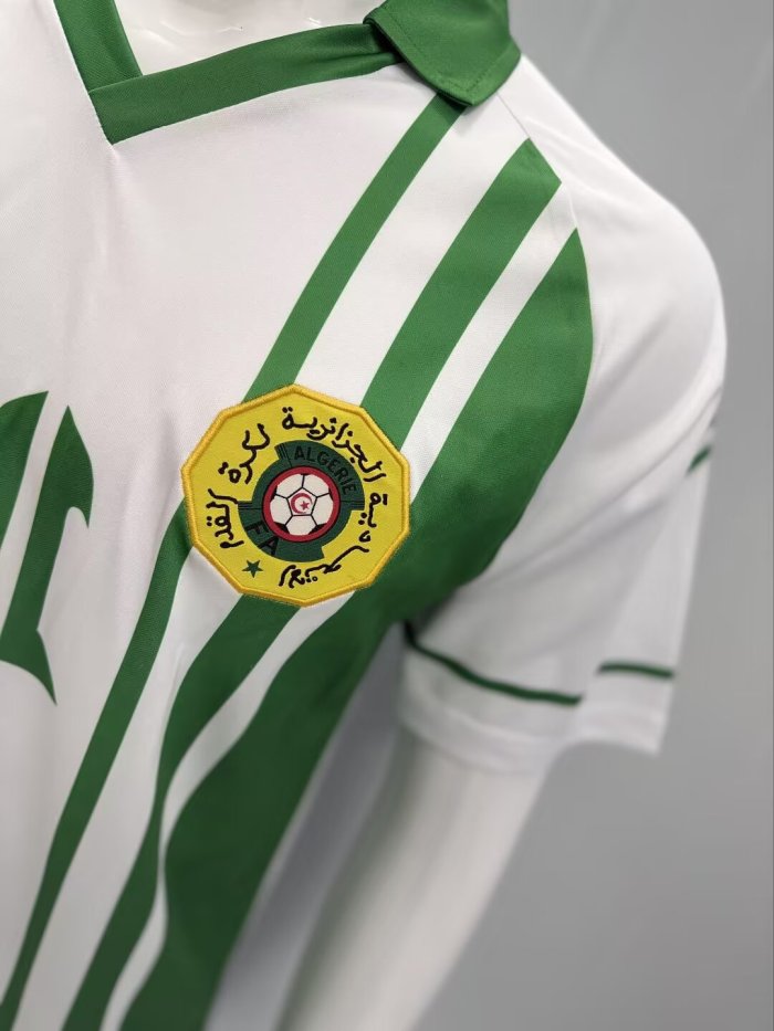 1986 Algeria Home Retro Soccer Jersey